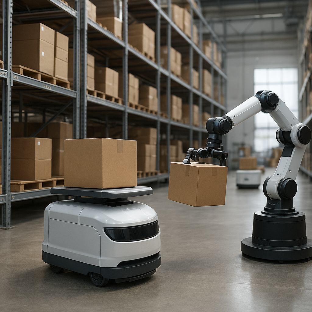 Jak działają roboty w magazynach przyszłości