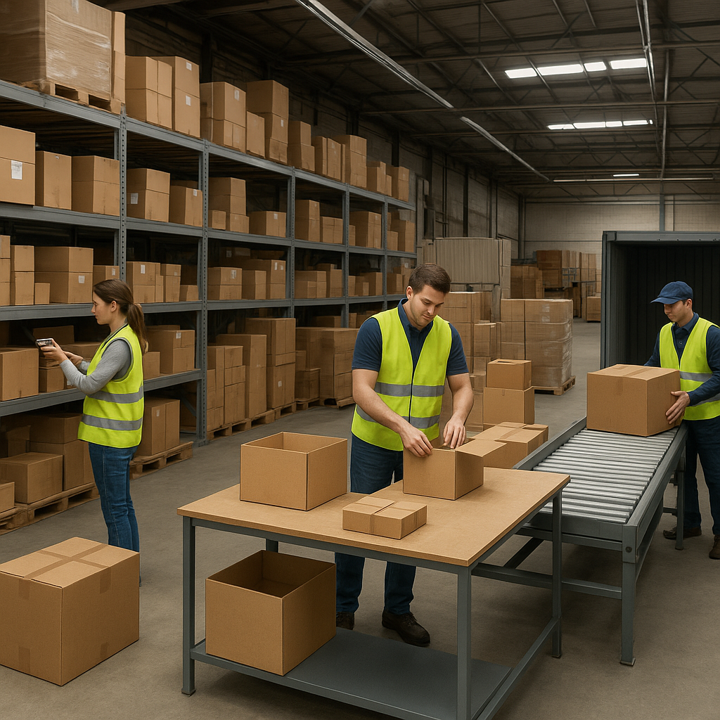 Jak zorganizować strefy kompletacji, pakowania i wysyłki