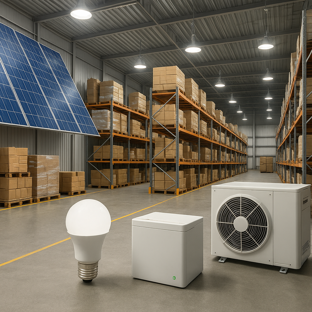 Jakie rozwiązania energooszczędne warto wprowadzić w magazynie