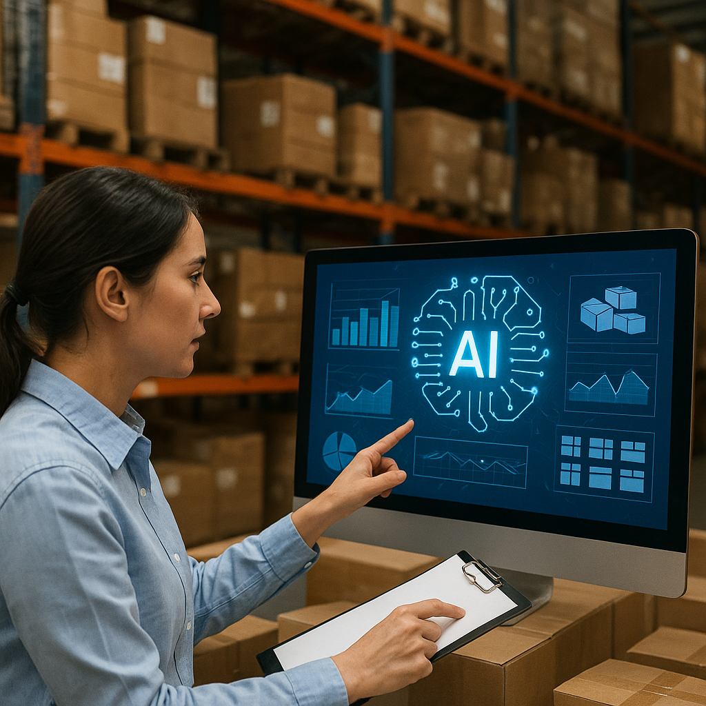 Jak sztuczna inteligencja pomaga zarządzać zapasami