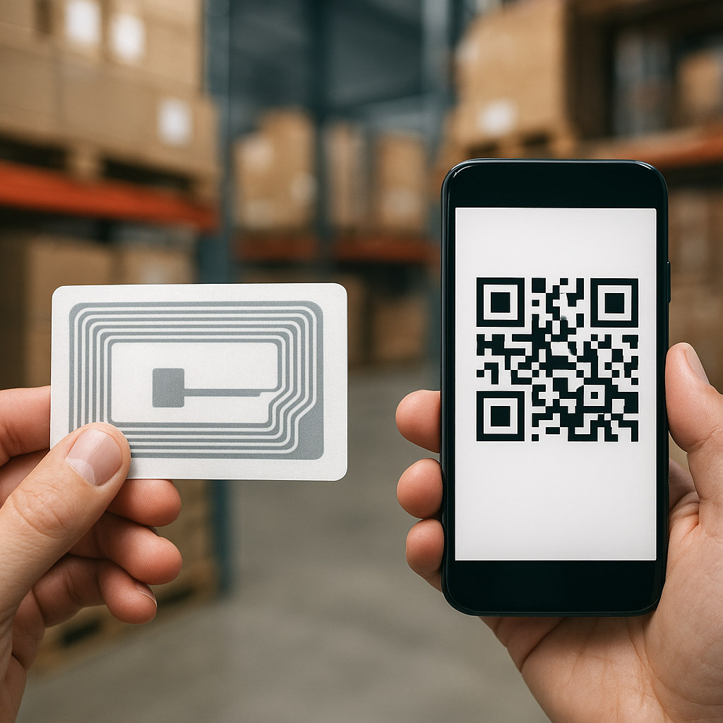 Jakie są różnice między RFID a kodami QR w logistyce