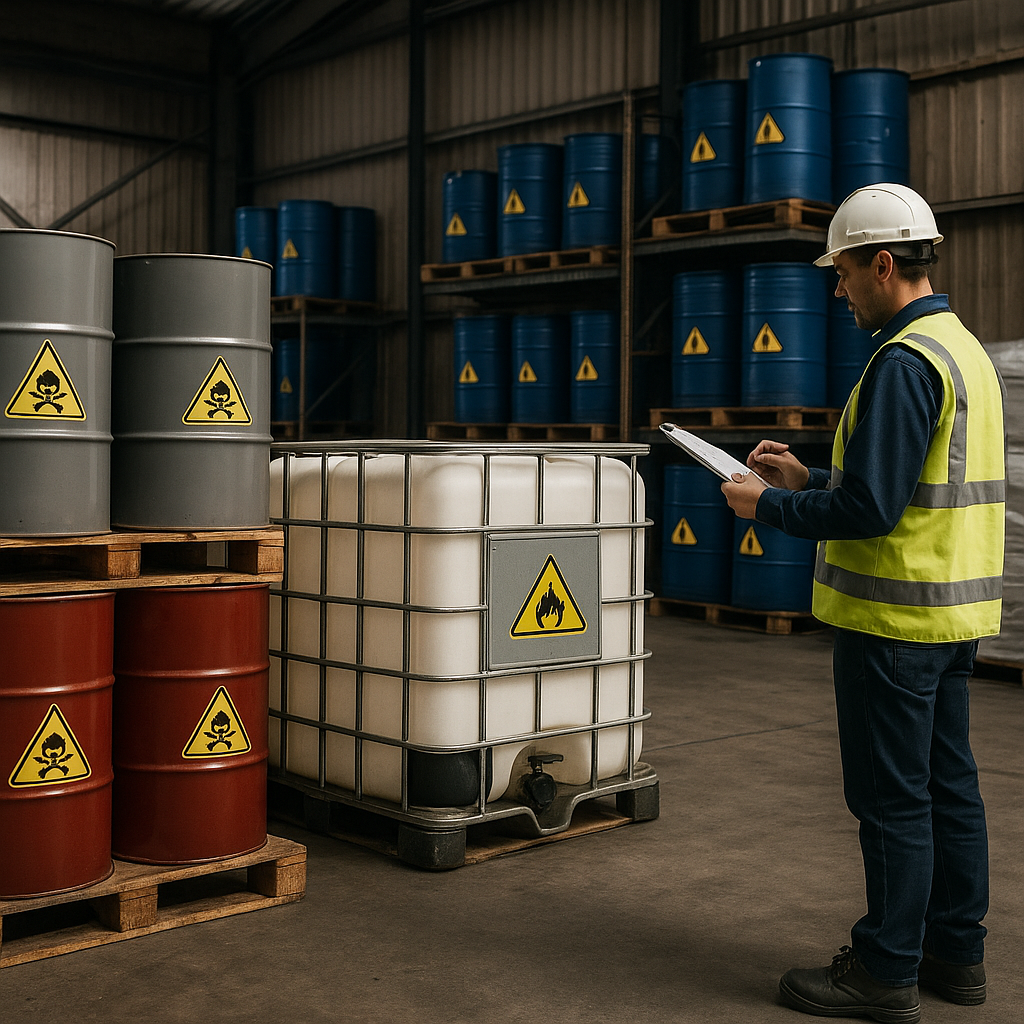 Jakie są wyzwania w magazynowaniu surowców niebezpiecznych