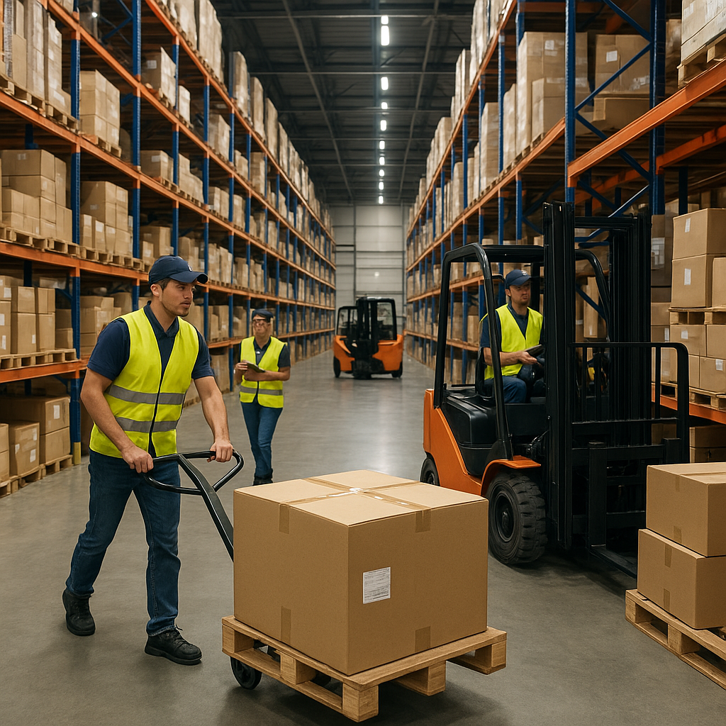 Jak wygląda logistyka w magazynach obsługujących duże sieci handlowe